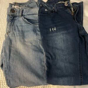 DL1961 Men's Light and Dark Blue Slim Jeans